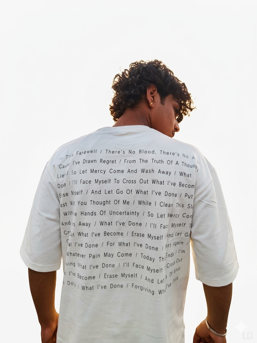 White cotton T-Shirt premium detail