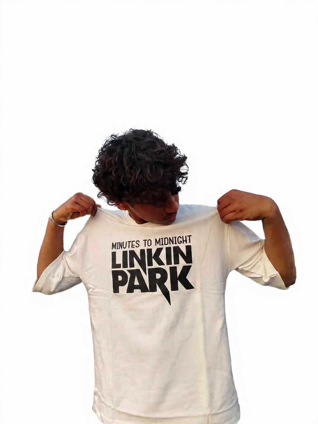 White cotton T-Shirt premium detail