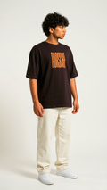 Oversized T-Shirt Dark brown