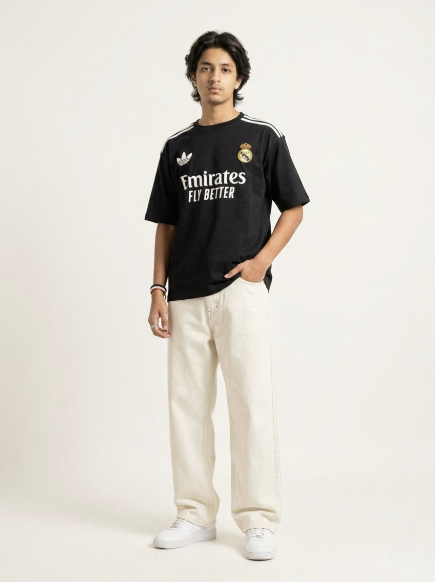 Black jersey Tee