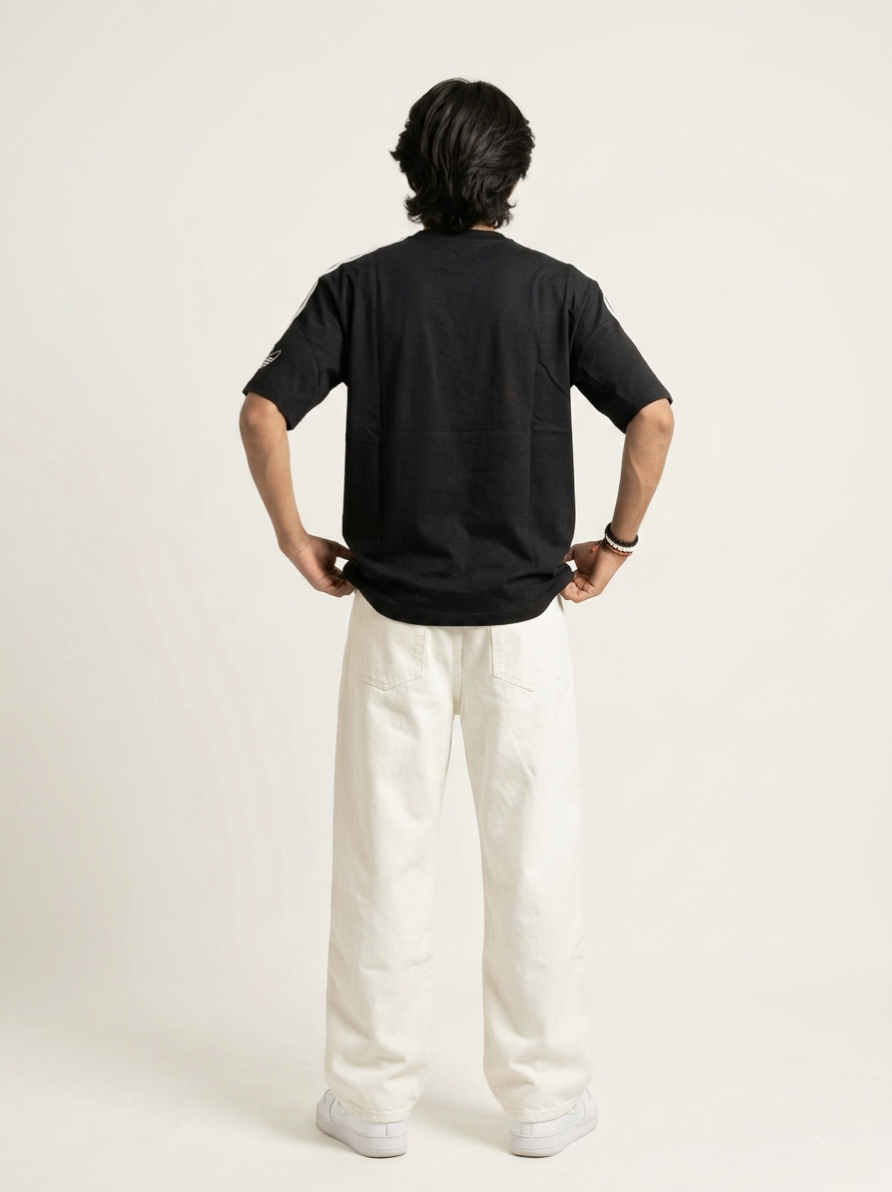 Black jersey Tee