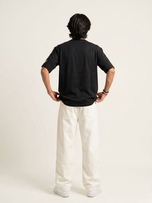 Black jersey Tee
