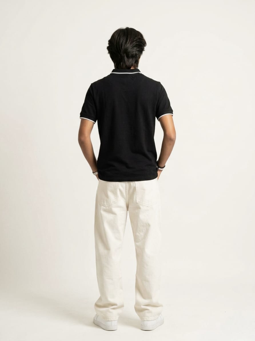 Classic Black Polo T-Shirt