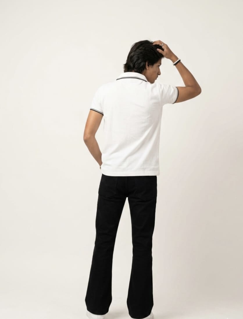 Premium White Polo T-Shirt